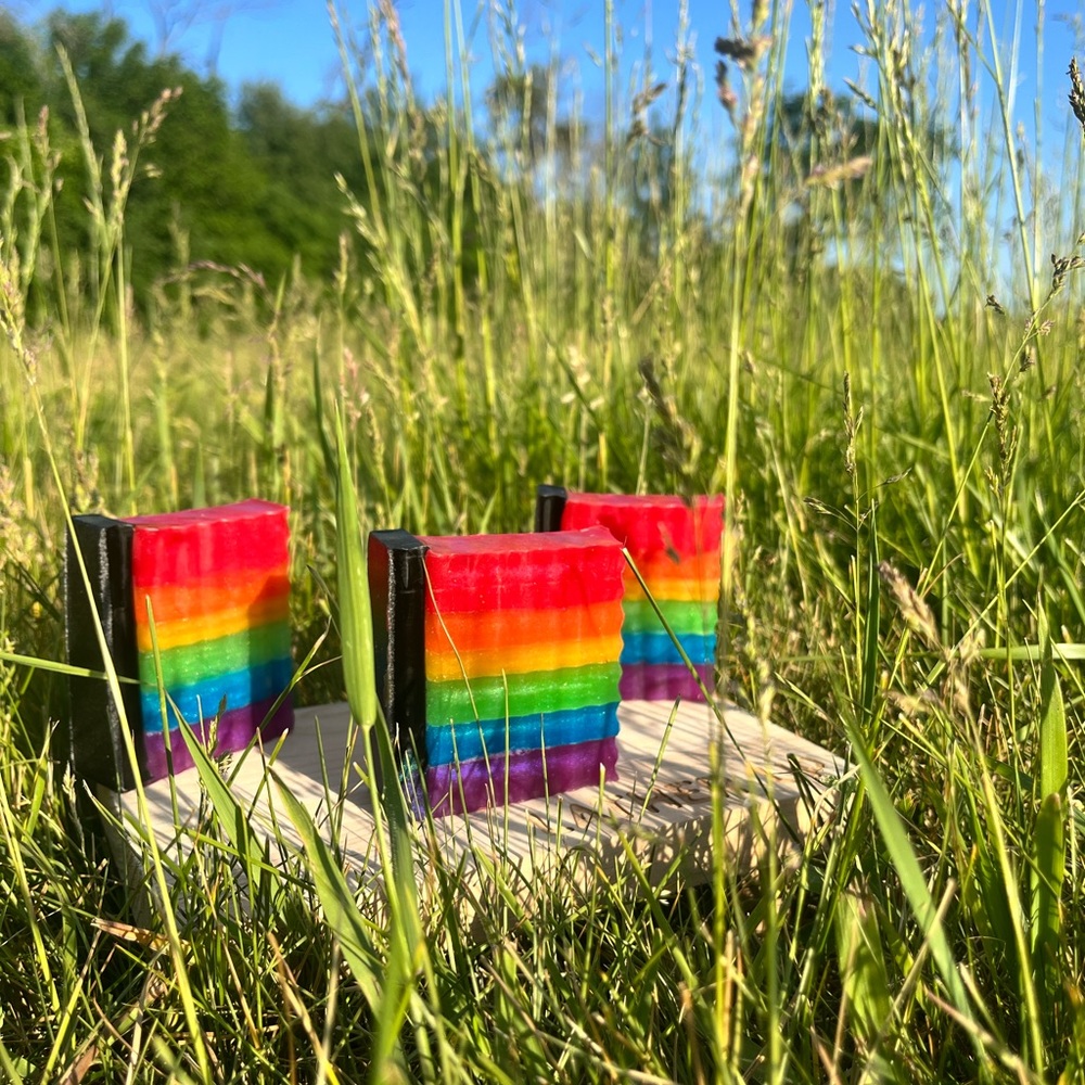 Homemade Pride Month Soaps